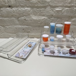 estante 2 pisos acrilico