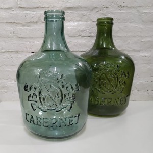 garrafa cabernet 12l cristal 42cm