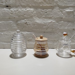 mielera rayada tapa madera