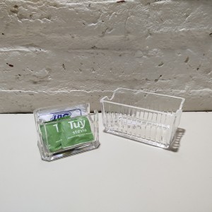 porta azucar acrilico grande 11x6cm